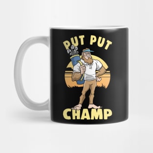 Bigfoot Sasquatch Golf Golfer Put Put Champ Mug